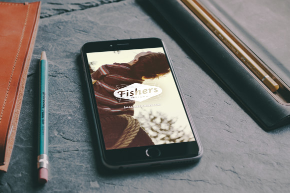 fishers iPhone mock